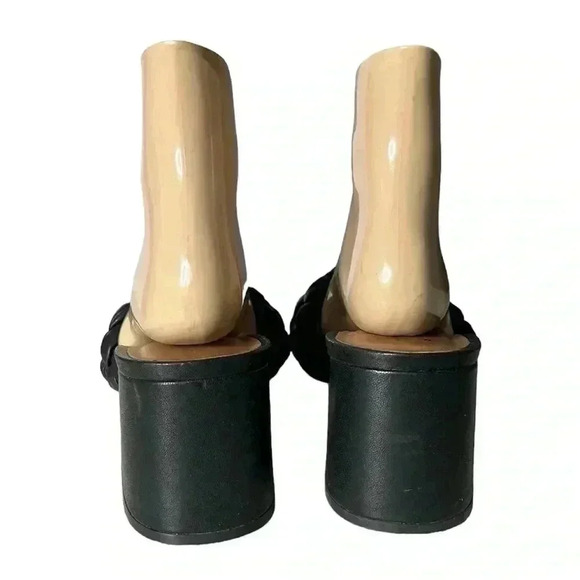 A NEW DAY Dorothy Open-Toe Thick Strap Slide On Heels Size 9.5 - Picture 4 of 7